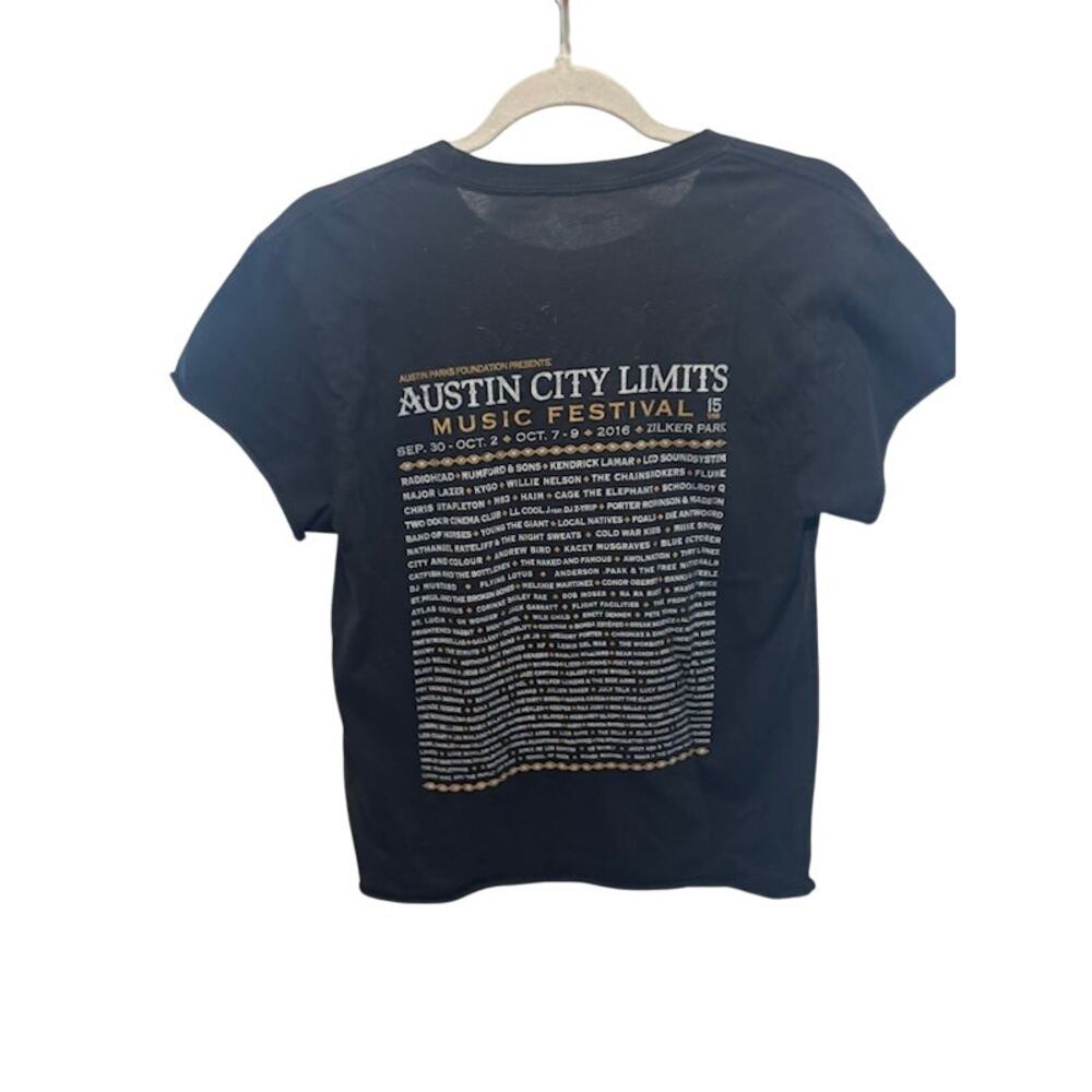 Austin City Limits Tee T-Shirt Wolf Graphic 2016 with Line Up on Back Mens Small - Picture 2 of 7